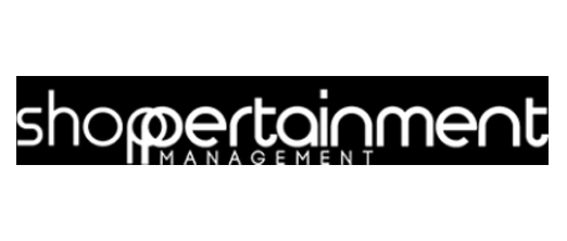 Shoppertainment Website Optimised Shoppertainment logo (black and white)